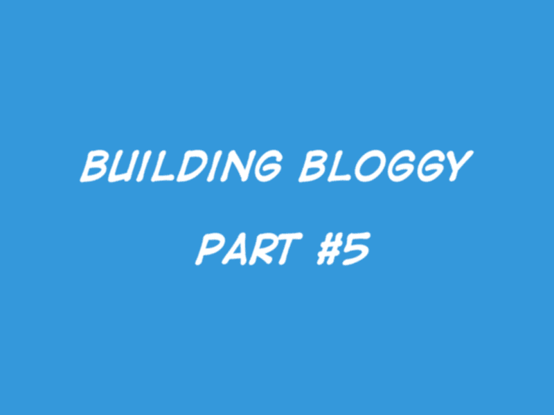 Bloggy #5 - Enforcing the media type and improving the controllers of Bloggy