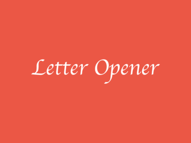 Send emails in development with Letter Opener
